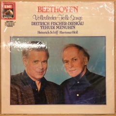 BEETHOVEN FOLK SONGS FISCHER-DIESKAU, YEHUDI MENUHIN 1984 SIFIR PLAK