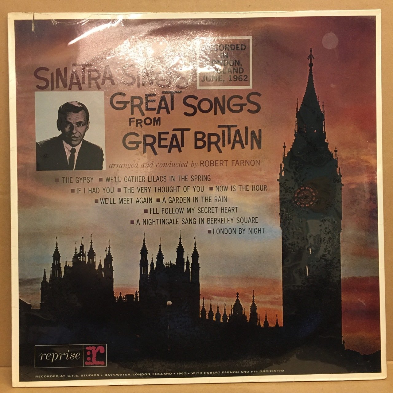 FRANK SINATRA - GREAT SONGS FROM GREAT BRITAIN SIFIR PLAK