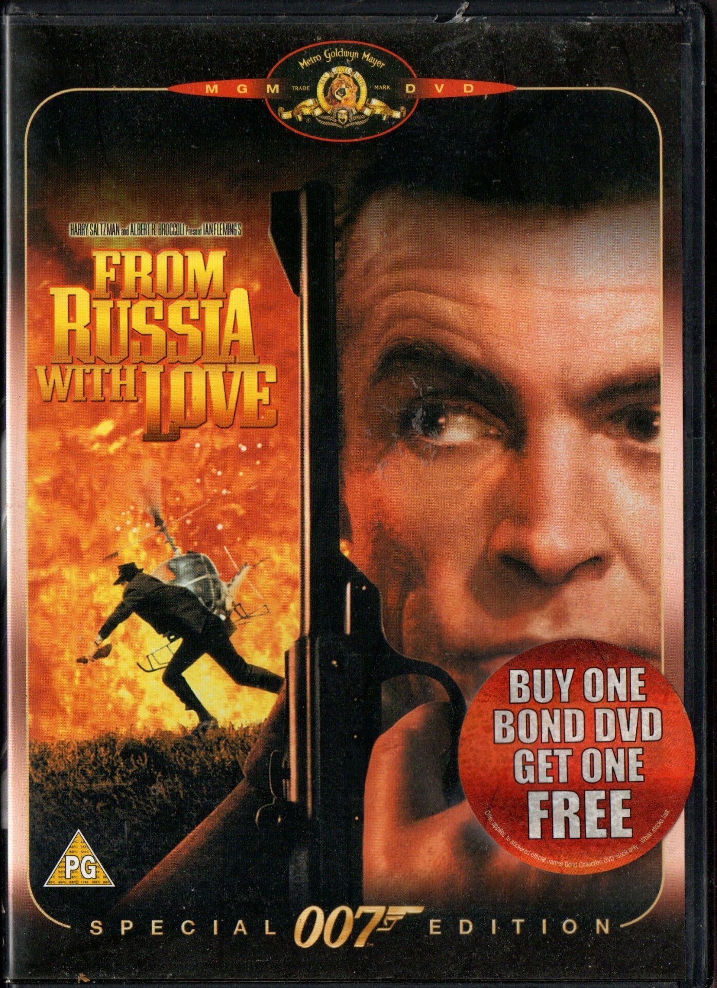 007 JAMES BOND FROM RUSSIA WITH LOVE - SEAN CONNERY - DVD 2.EL TÜRKÇE ALTYAZI YOKTUR