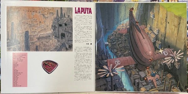 LAPUTA / CASTLE IN THE SKY (HAYAO MIYAZAKI 1986) - SOUNDTRACK SYMPHONY / JOE HISAISHI - LP 2018 EDITION SIFIR PLAK