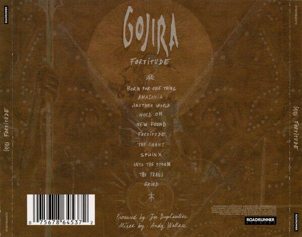 GOJIRA – FORTITUDE (2021) - CD JEWEL CASE AMBALAJINDA SIFIR