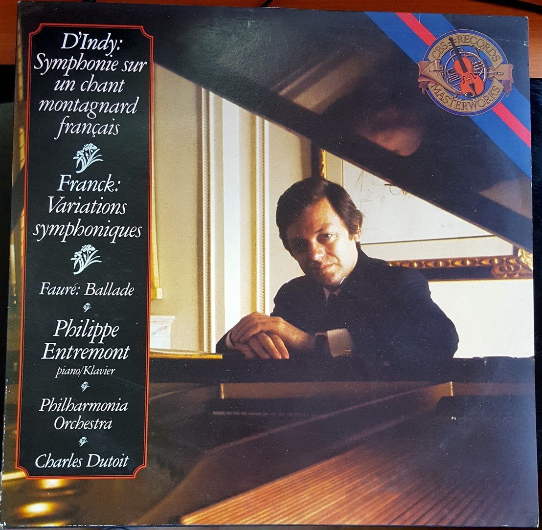 D'INDY / FRANCK / FAURE - PHILIPPE ENTREMONT PIANO / PHILHARMONIA ORCHESTRA (1983) PLAK 2.EL