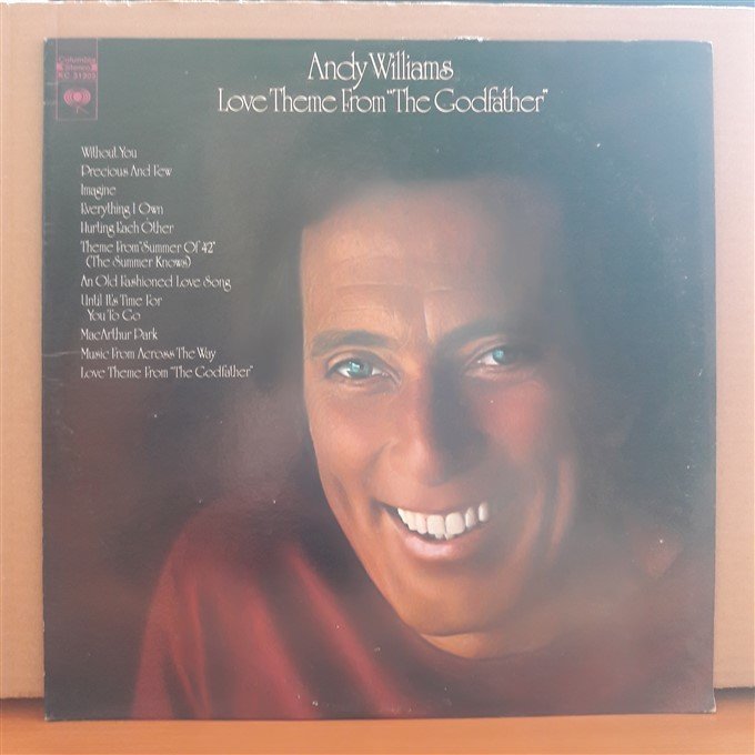 ANDY WILLIAMS - LOVE THEME FROM ''THE GODFATHER'' (1972) - LP 2.EL PLAK