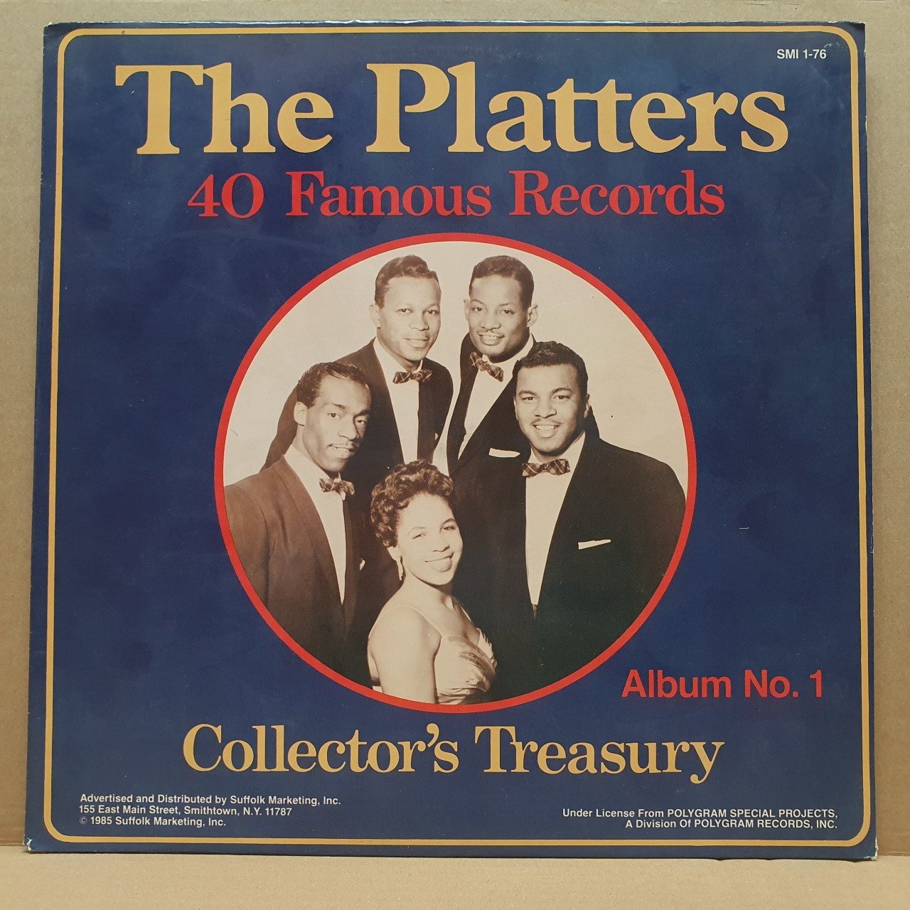 THE PLATTERS - 40 FAMOUS RECORDS / ALBUM NO.1 (1985) - LP 2.EL PLAK