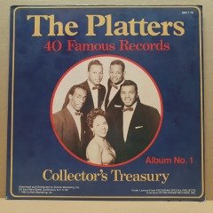 THE PLATTERS - 40 FAMOUS RECORDS / ALBUM NO.1 (1985) - LP 2.EL PLAK