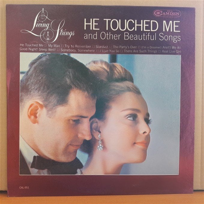 LIVING STRINGS - HE TOUCHMED ME (1966) - LP 2.EL PLAK