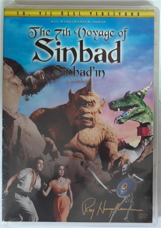 THE 7th VOYAGE OF SINBAD (1958) - SİNBAD'IN 7. YOLCULUĞU - NATHAN JURAN - DVD SIFIR