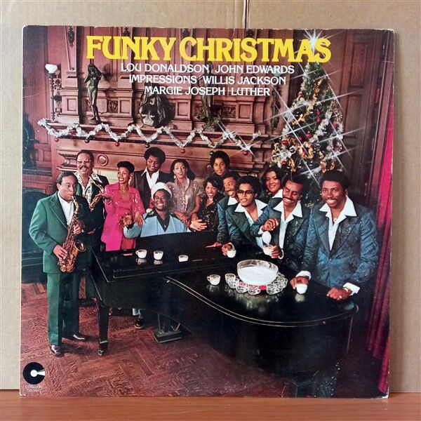FUNKY CHRISTMAS / LOU DONALDSON, JOHN EDWARDS, IMPRESSIONS, WILLIS JACKSON, MARGIE JOSEPH, LUTHER (1976) - LP 2.EL PLAK