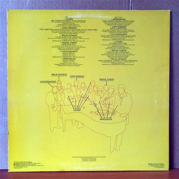 FUNKY CHRISTMAS / LOU DONALDSON, JOHN EDWARDS, IMPRESSIONS, WILLIS JACKSON, MARGIE JOSEPH, LUTHER (1976) - LP 2.EL PLAK