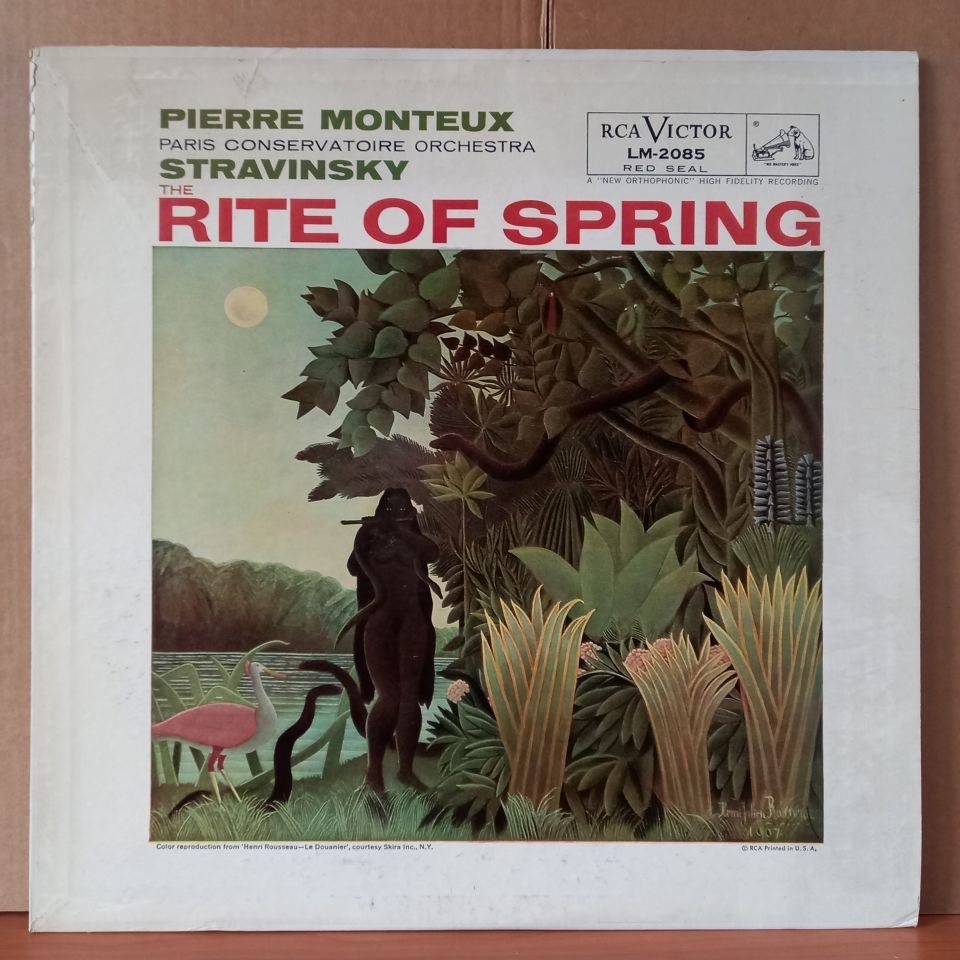STRAVINSKY: THE RITE OF SPRING / PIERRE MONTEUX, PARIS CONSERVATOIRE ORCHESTRA (1957) - LP 2.EL PLAK
