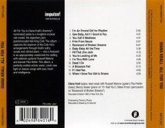 DIANA KRALL - ALL FOR YOU (1996) - CD 2005 EDITION 2.EL