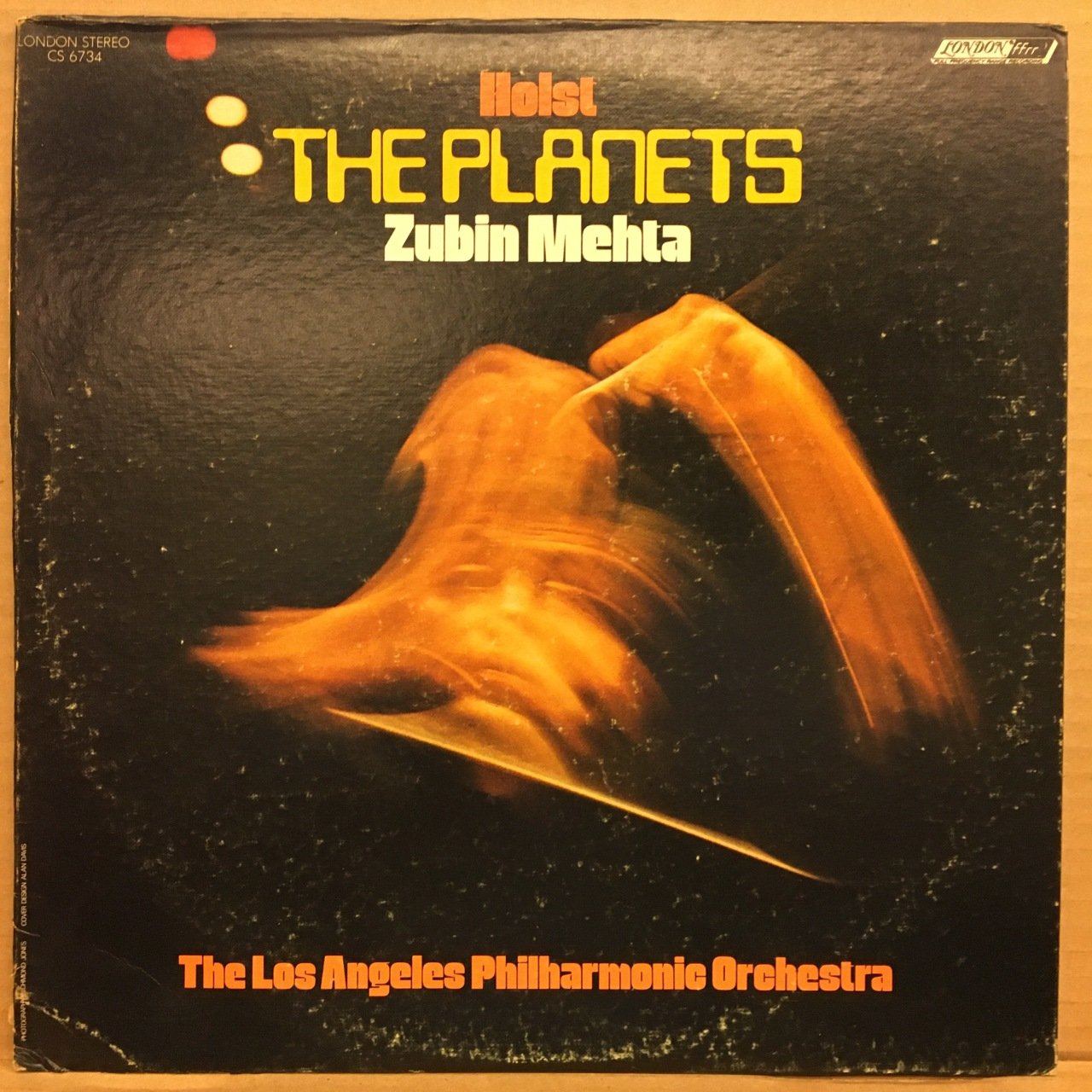 HOLST PLANETS ZUBIN MEHTA LOS ANGELES PHIL. ORC. 1971 2.EL PLAK
