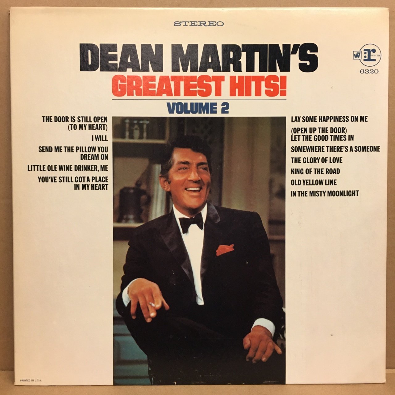 DEAN MARTIN - GREATEST HITS VOLUME 2 - PLAK 2.EL