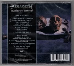 MEGADETH - COUNTDOWN TO EXTINCTION (1992) - CD REMASTERED & REMIXED 2004 REISSUE JEWEL CASE AMBALAJINDA SIFIR