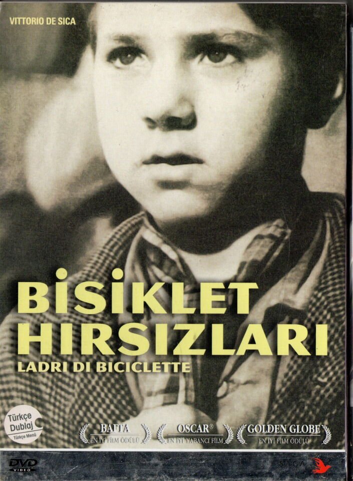 BİSİKLET HIRSIZLARI - LADRI DI BICICLETTE - VITTORIO DE SICA - DIGIPAK DVD 2.EL