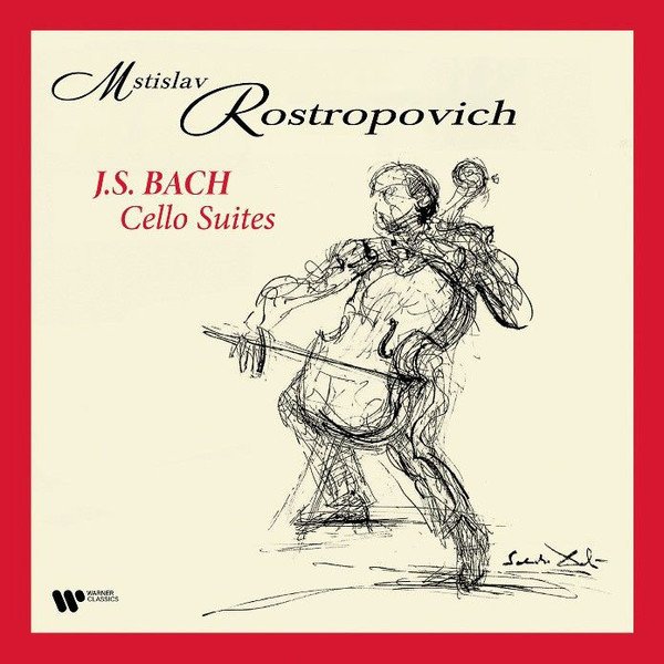 BACH: CELLO SUITES, ROSTROPOVICH (1995) - 4xLP BOX SET 2021 EDITION SIFIR PLAK