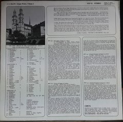 BACH ORGAN WORKS VOLUME I LIONEL ROGG - PLAK 2.EL