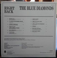 THE BLUE DIAMONDS - RIGHT BACK (1987) - PLAK 2.EL