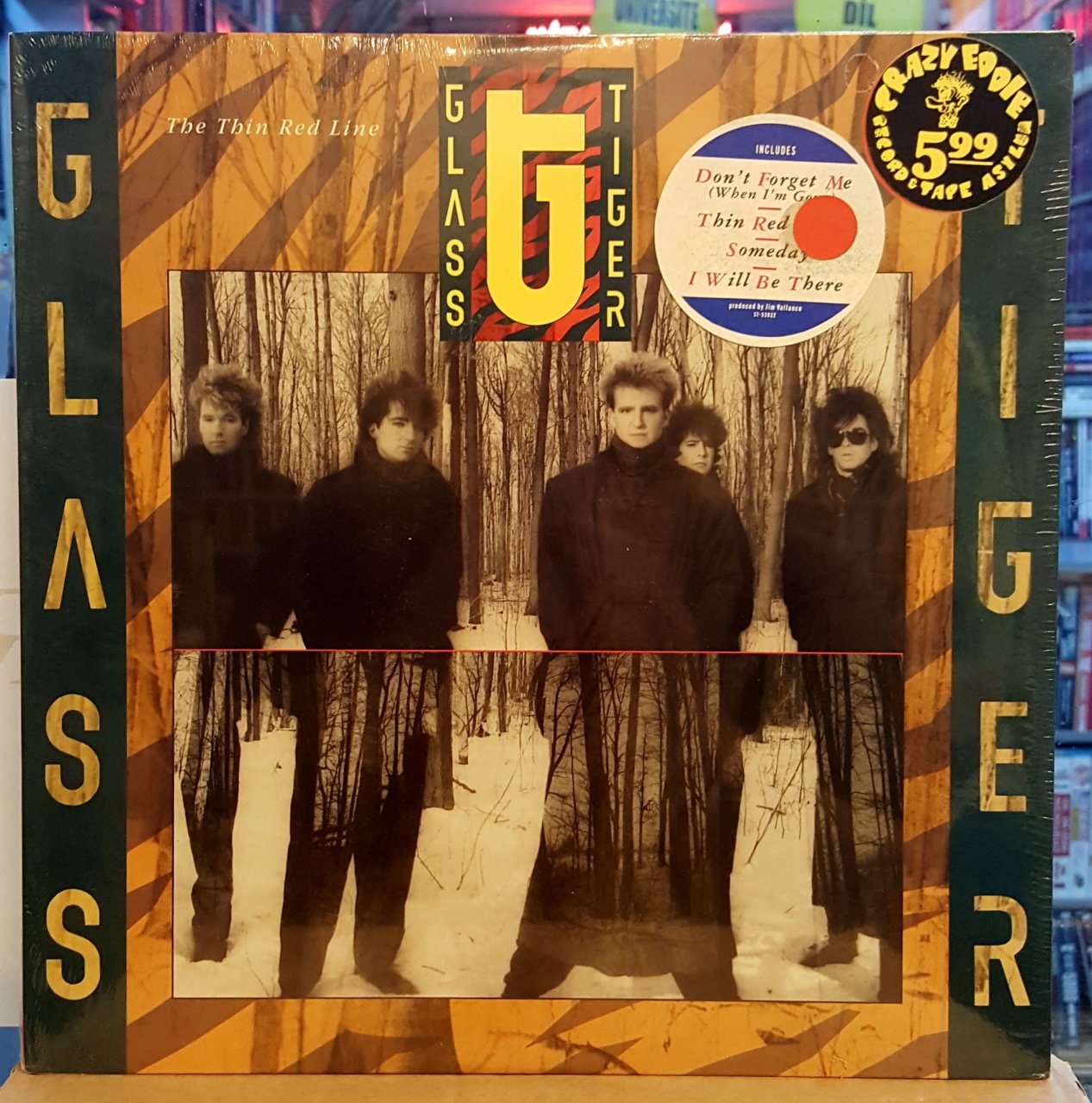 GLASS TIGER - THE THIN RED LINE (1986) - LP 80s POP ROCK 2.EL