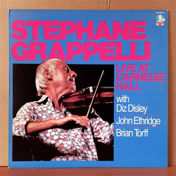 STEPHANE GRAPPELLI – LIVE AT CARNEGIE HALL (1983) - LP 2.EL PLAK
