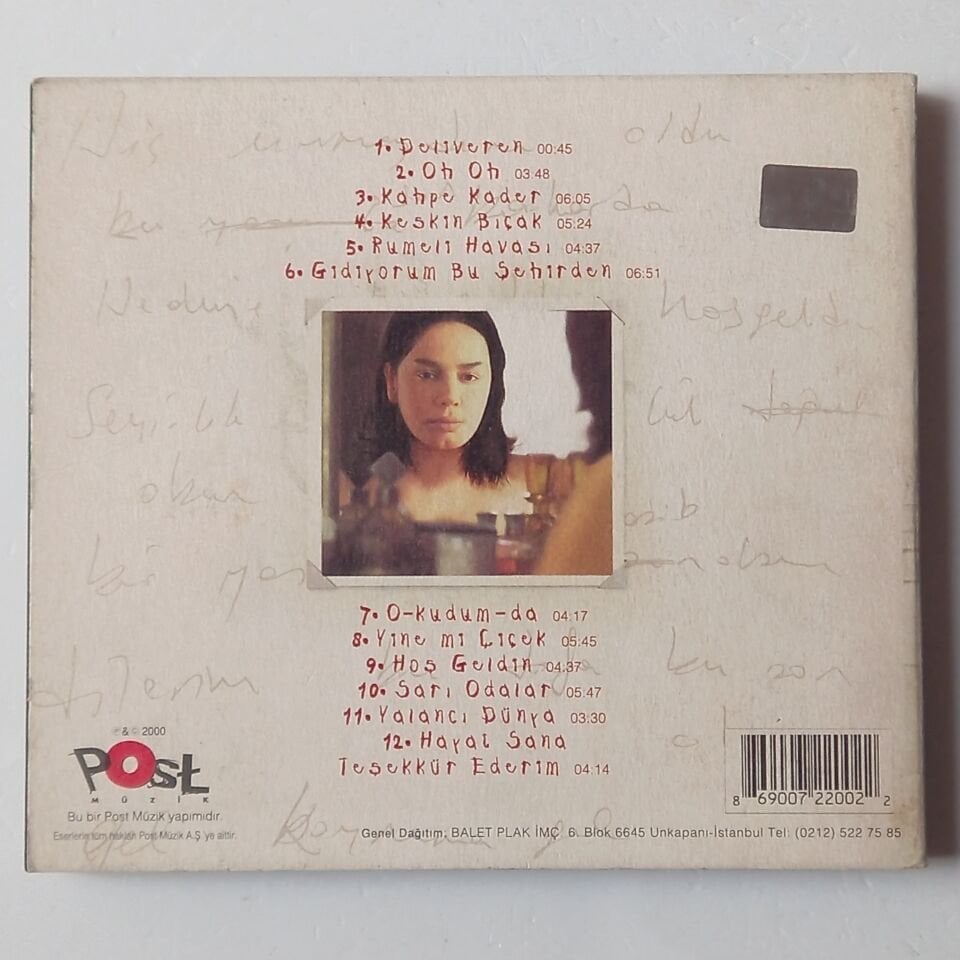 SEZEN AKSU – DELIVEREN (2000) - CD DIGIPAK 2.EL