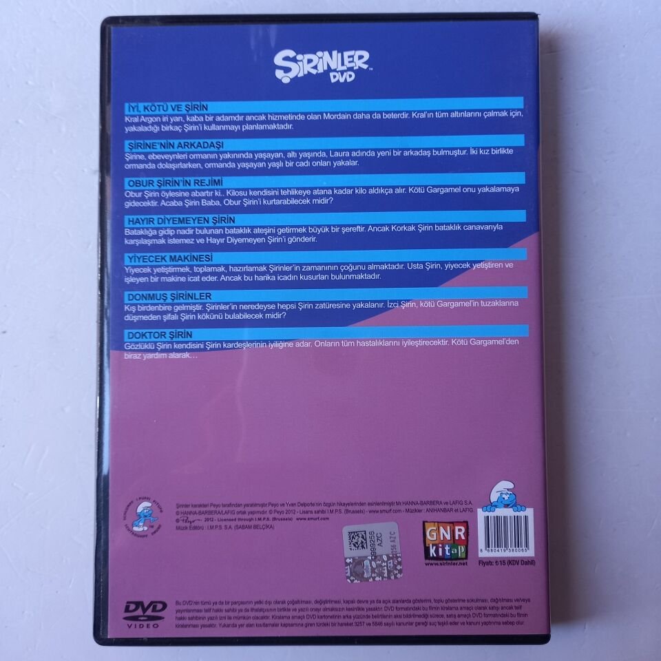 ŞİRİNLER - SEZON 2 DVD 1 - DVD 2.EL