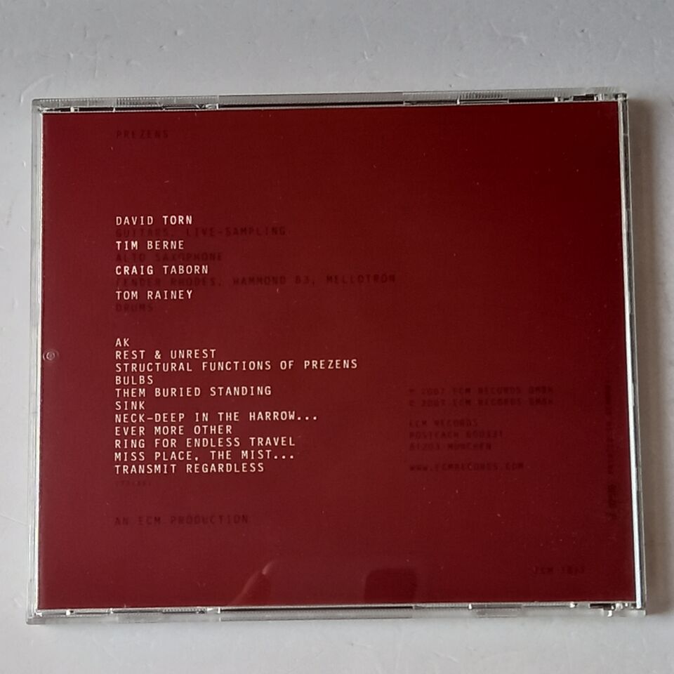 DAVID TORN – PREZENS (2007) - CD 2.EL
