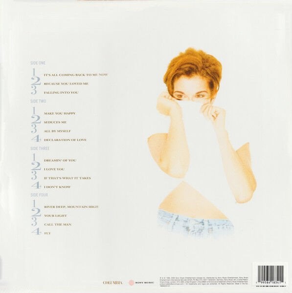 CELINE DION - FALLING INTO INFINITY (1996) - 2xLP 2026 GLACIER BLUE COLOURED EDITION SIFIR PLAK