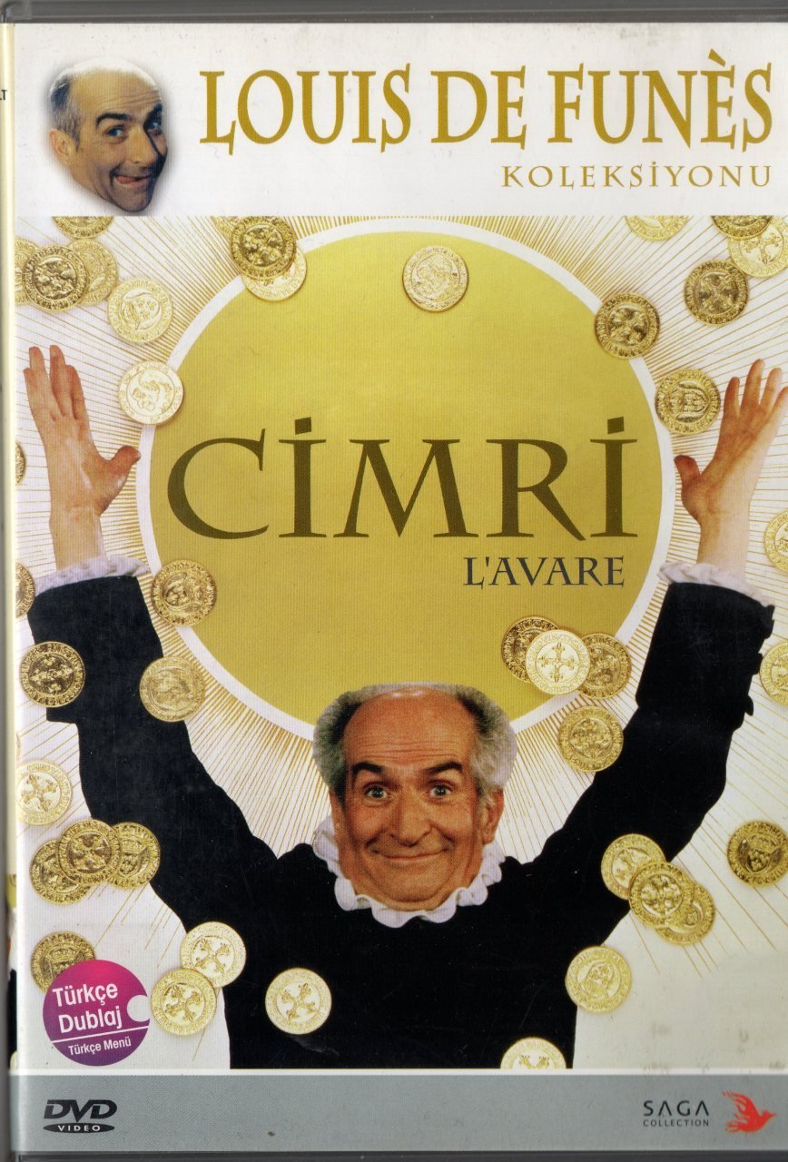 CİMRİ - L'AVARE - LOUIS DE FUNÈS - DVD 2.EL