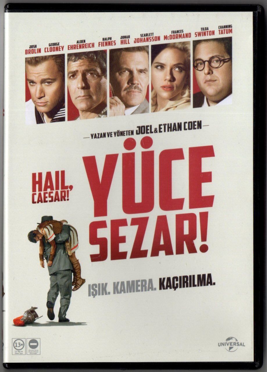 YÜCE SEZAR! - HAIL, CAESAR! - JOSH BROLIN - GEORGE CLOONEY - ETHAN COEN & JOEL COEN - DVD 2.EL