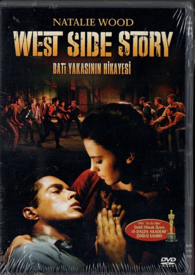 WEST SIDE STORY - BATI YAKASININ HİKAYESİ - NATALIE WOOD - RICHARD BEYMER - DVD AMBALAJINDA SIFIR
