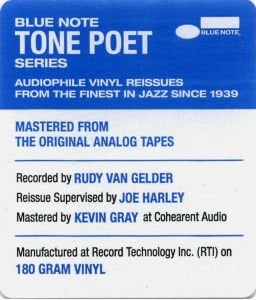 GRANT GREEN - THE LATIN BIT (1963) - 2022 LP 180GR BLUE NOTE TONE POET SIFIR PLAK