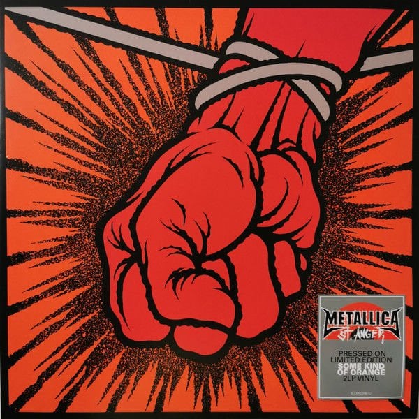METALLICA - ST. ANGER (2003) - 2LP 180GR 2024 SOME KIND OF ORANGE EDITION RENKLİ SIFIR PLAK
