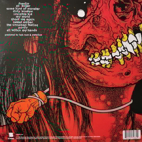 METALLICA - ST. ANGER (2003) - 2LP 180GR 2024 SOME KIND OF ORANGE EDITION RENKLİ SIFIR PLAK