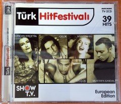 TÜRK HİT FESTİVALİ / SHOW TV 39 HITS / CANDAN ERÇETİN, ÇELİK, SEZEN AKSU, DOĞUŞ, MUSTAFA SANDAL (1998) 2CD 2.EL