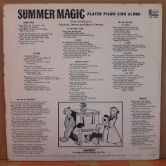 SUMMER MAGIC PLAYER PIANO SING ALONG (1963) - WALT DISNEY - LP PLAK 2.EL