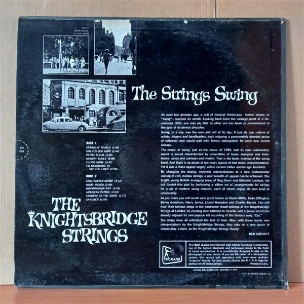 THE KNIGHTSBRIDGE STRINGS – THE STRINGS SWING - LP 2.EL PLAK