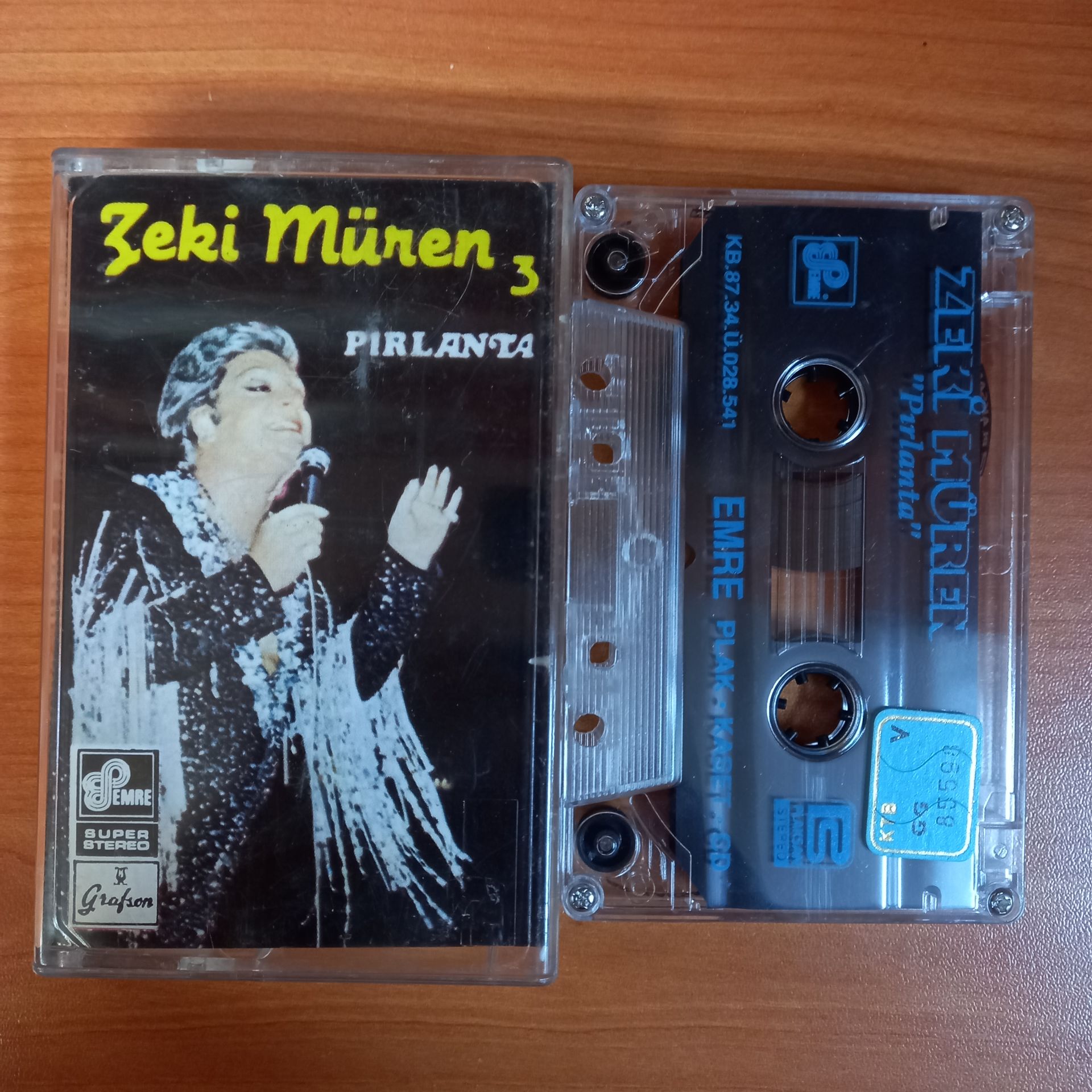 ZEKİ MÜREN - 3 / PIRLANTA (1987) - KASET 2.EL