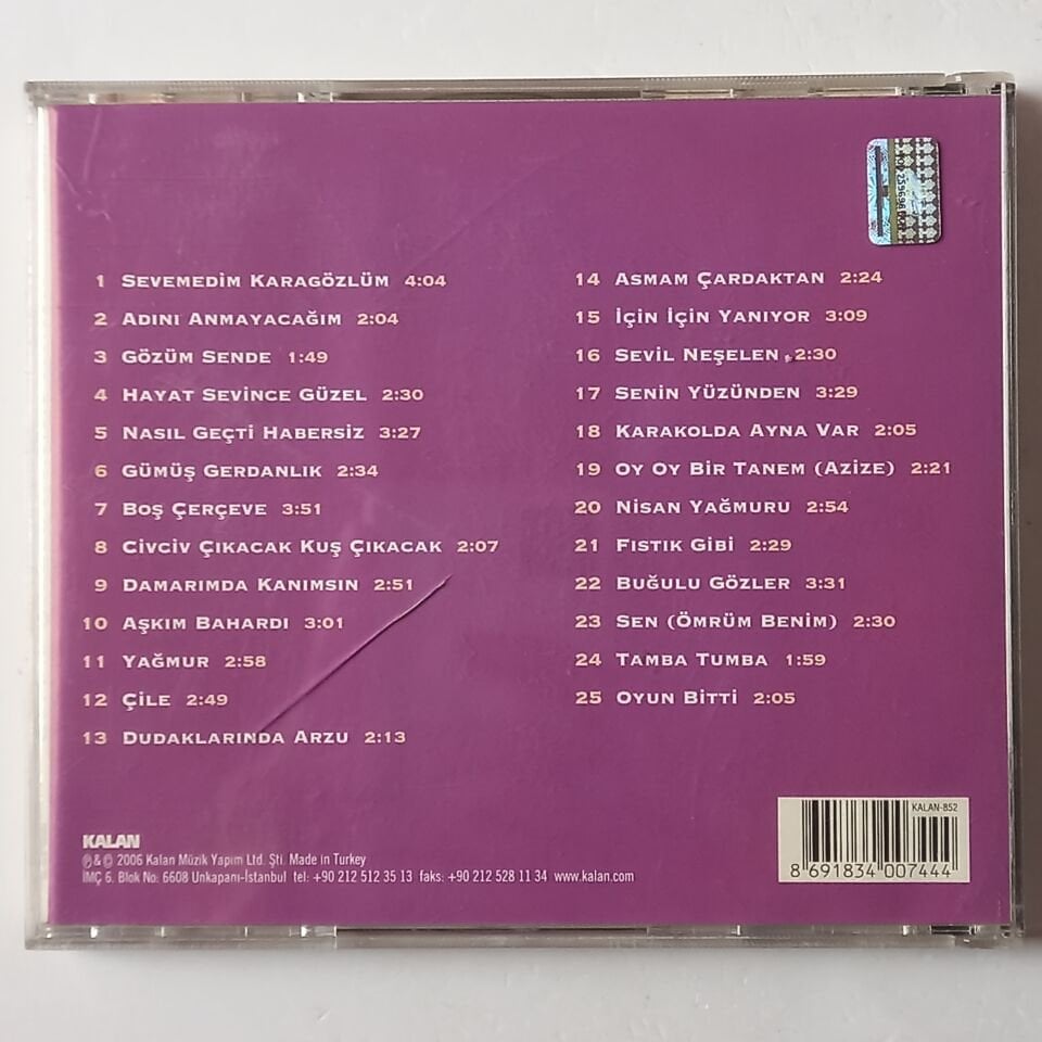 BELKIS ÖZENER - SAHİBİNİN SESİNDEN / YEŞİLÇAM ŞARKILARI (2006) - CD 2.EL