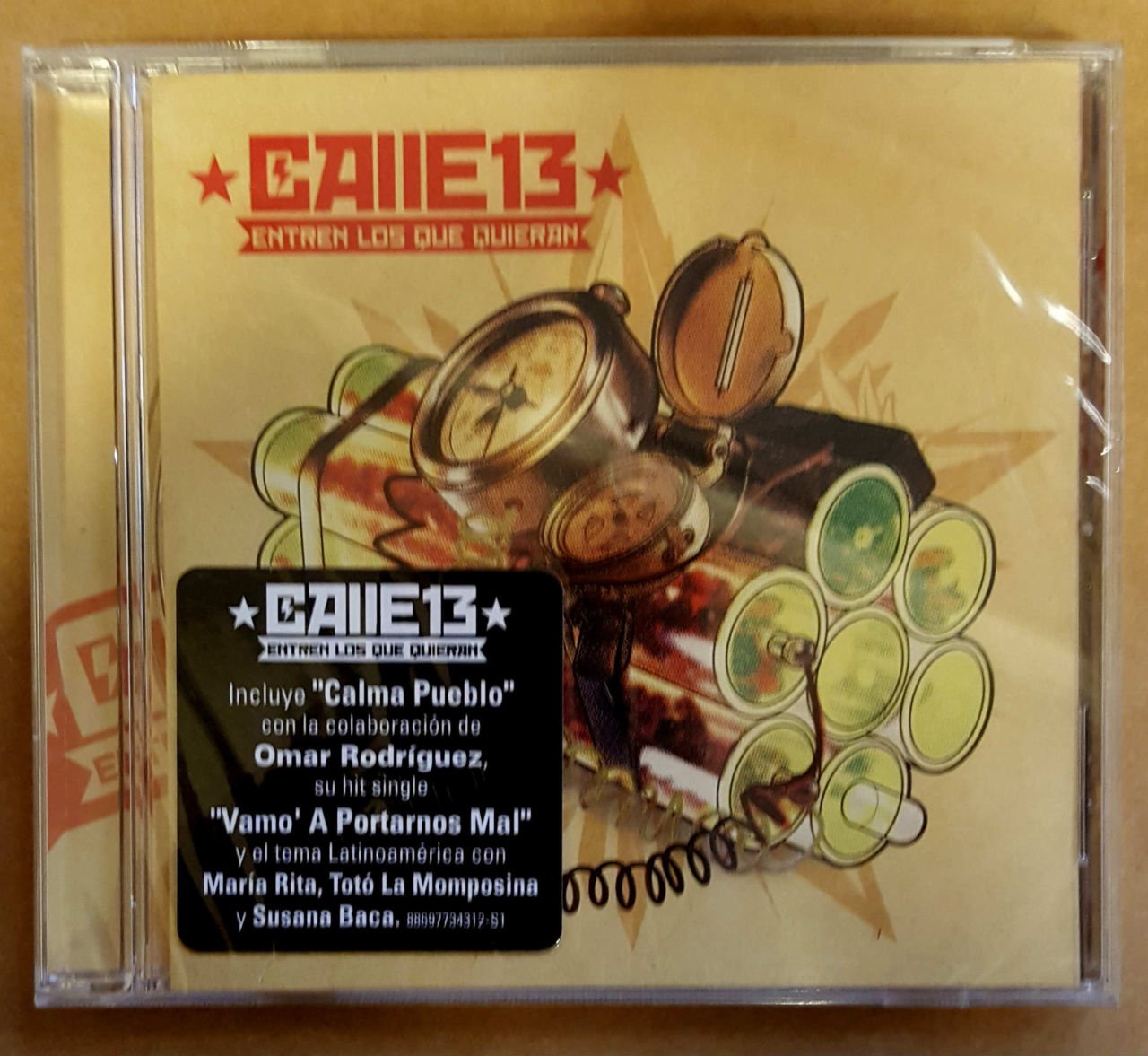 CALLE 13 ENTREN LOS QUE QUIERAN CD ALTERNATIVE HIP HOP SIFIR