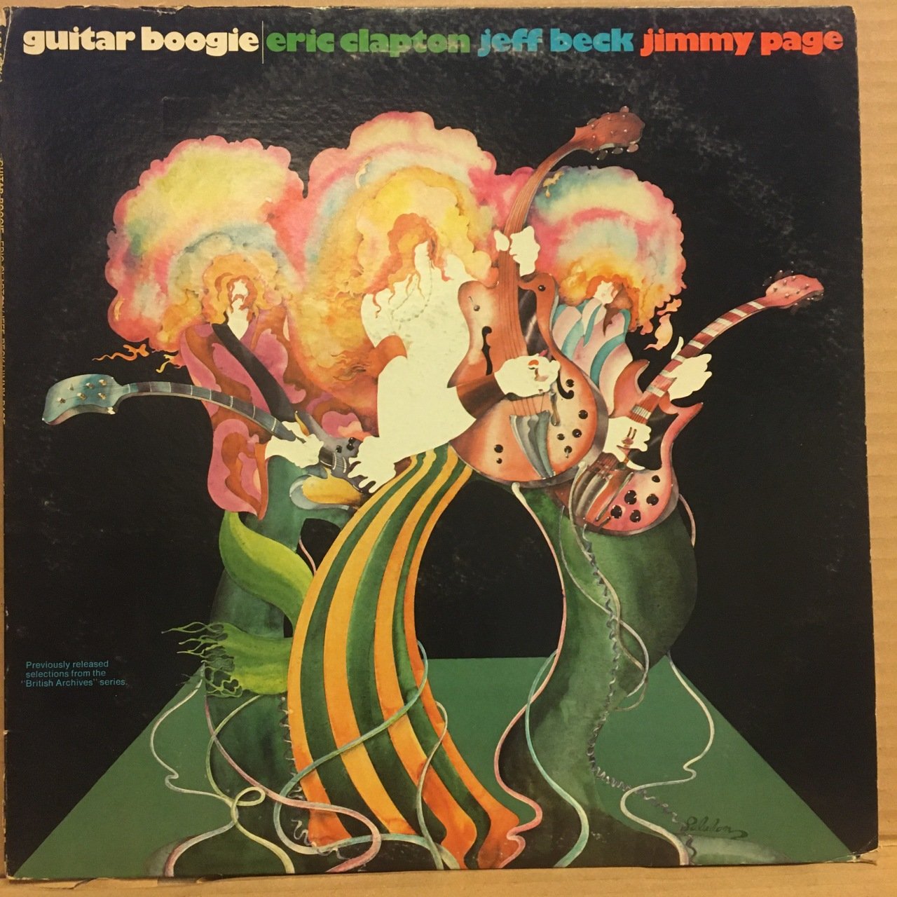 ERIC CLAPTON, JEFF BECK, JIMMY PAGE - GUITAR BOOGIE (1971) 2.EL PLAK