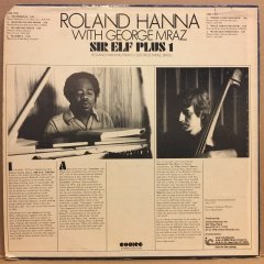 ROLAND HANNA WITH GEORGE MRAZ - SIR ELF PLUS 1 (1975) 2.EL PLAK