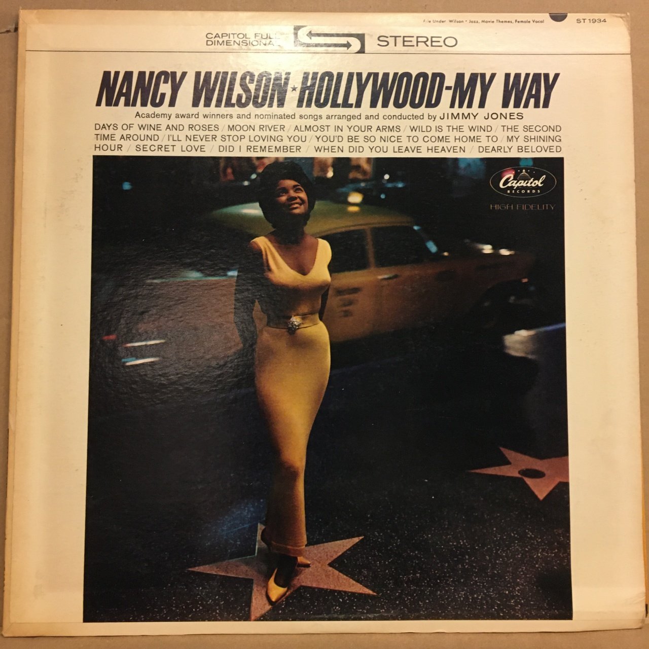 NANCY WILSON - HOLLYWOOD - MY WAY (1963) REISSUE 2.EL PLAK
