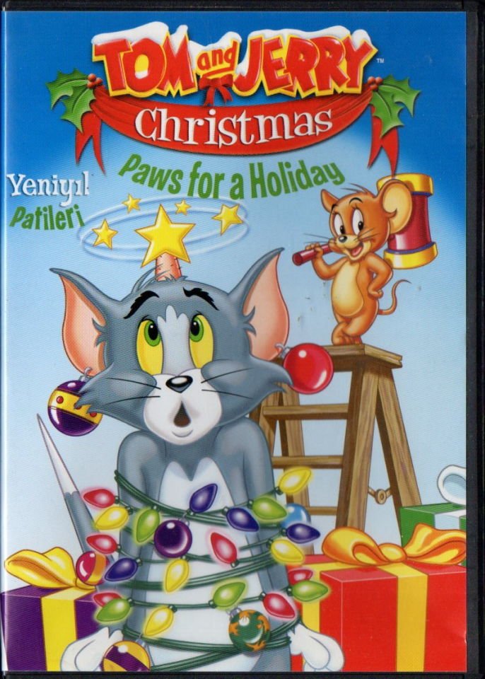 TOM AND JERRY CHRISTMAS - PAWS FOR A HOLIDAY - YENİYIL PATİLERİ - DVD 2.EL