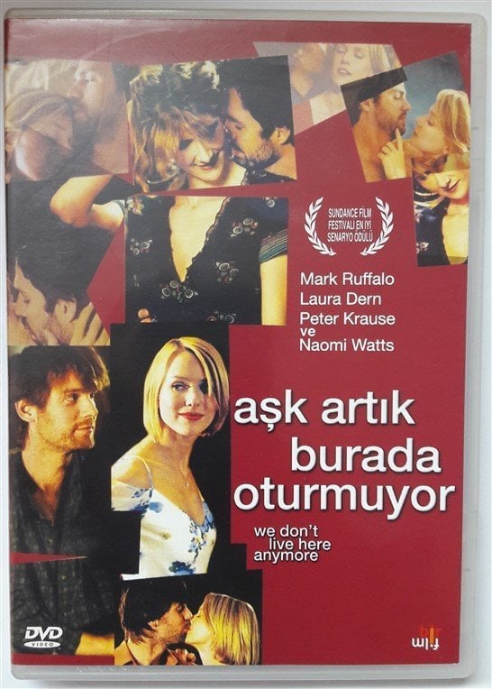 AŞK ARTIK BURADA OTURMUYOR - WE DON'T LIVE HERE ANYMORE - MARK RUFFALO - LAURA DERN - PETER KRAUSE - NAOMI WATTS - DVD 2.EL