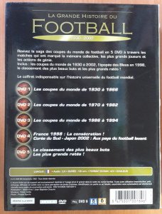 FOOTBALL 1930-2002 - L'EQUIPE - 5DVD 2.EL TR ALTYAZI YOKTUR