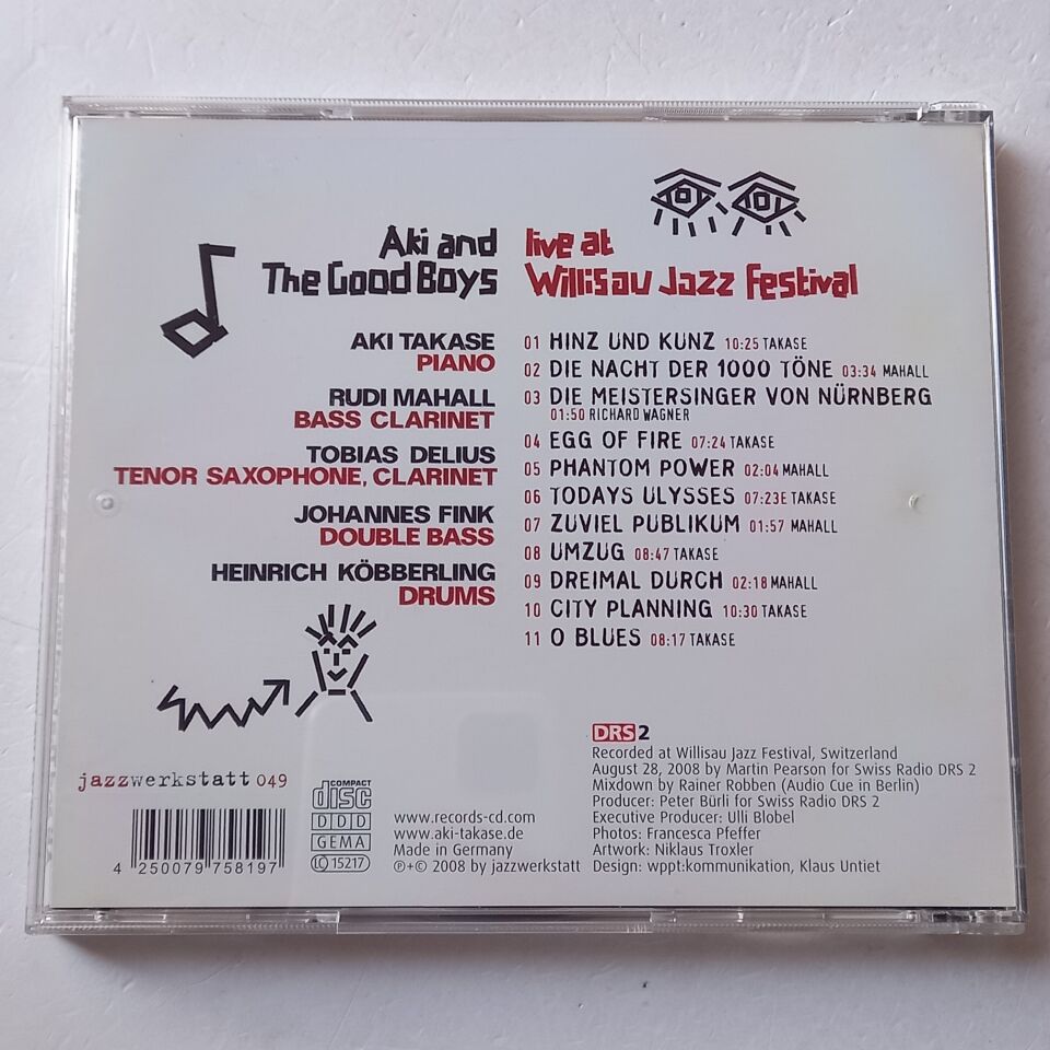 AKI AND THE GOOD BOYS – LIVE AT WILLISAU JAZZ FESTIVAL (2008) - CD 2.EL
