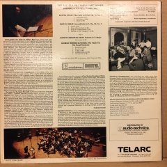 FREDERICK FENNELL CLEVELAND SYMHONIC WINDS HOLST HANDEL BACH 1978 TELARC AUDIOPHILE 2.EL PLAK