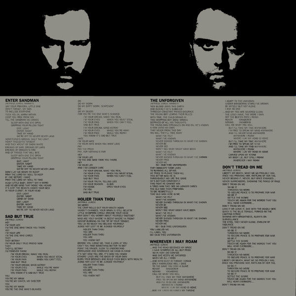 METALLICA - METALLICA (1991) - 2LP 2024 SOME BLACKER MARBLED EDITION SIFIR PLAK