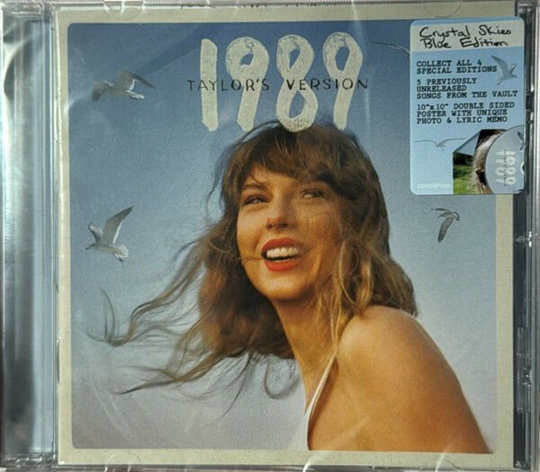 TAYLOR SWIFT - 1989 / TAYLOR'S VERSION (2023) - CD CRYSTAL SKIES BLUE EDITION AMBALAJINDA SIFIR